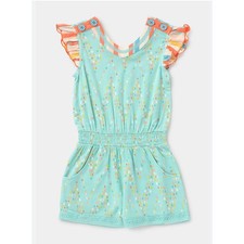 Matilda Jane Girls Dream Chasers Confetti Print Party Romper Green Size 6