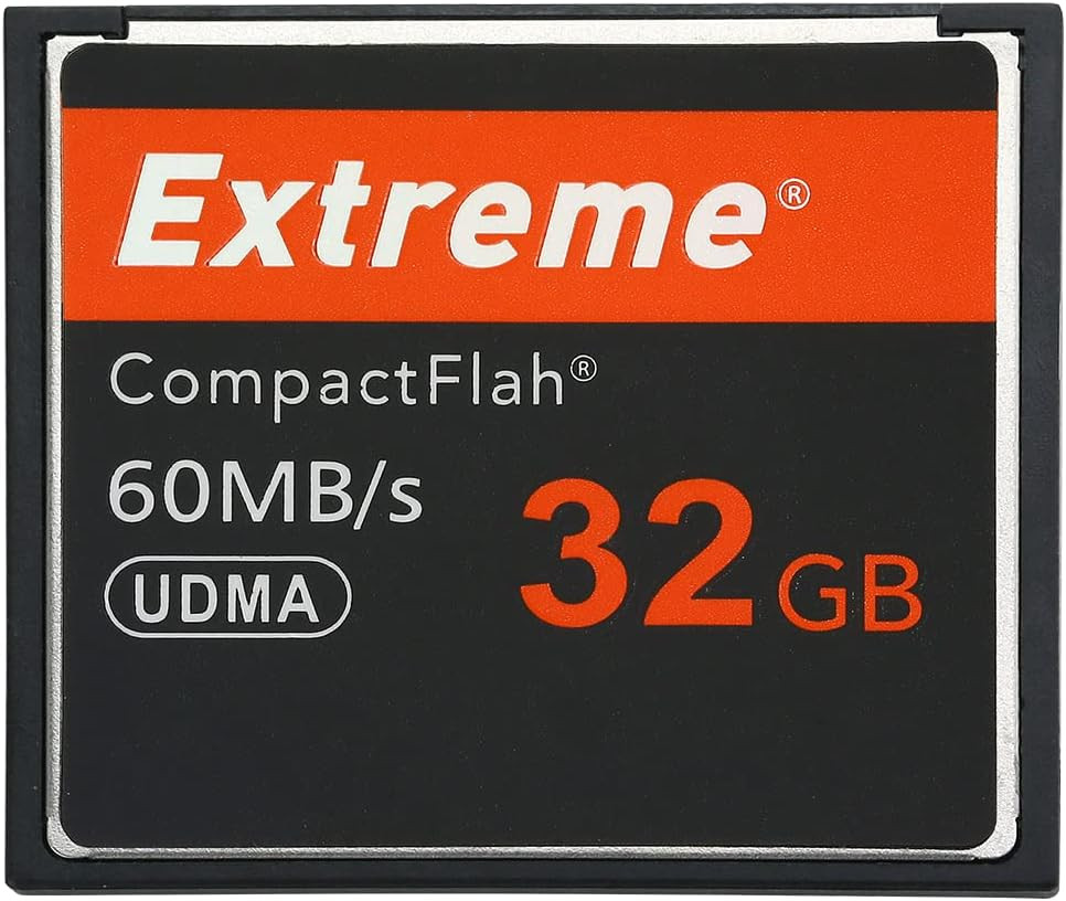 Extreme 32GB Compact Flash Memory Card, Original CF Card for Professional Photog