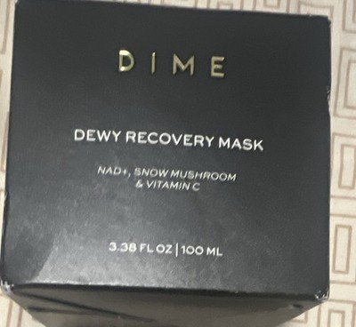 DIME Recovery Mask NAD+ Snow Mushroom Vitamin C Hydrating Anti-Aging 3.38 fl oz