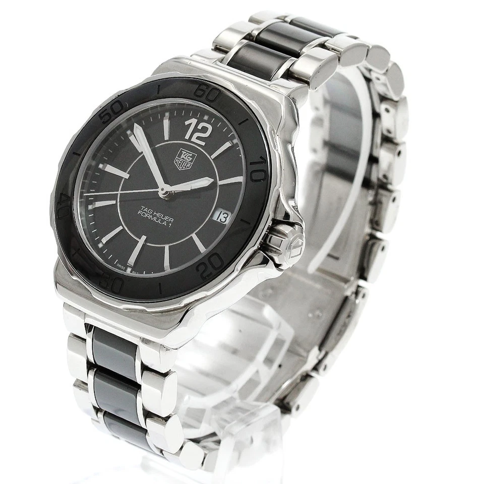 Reloj de cuarzo para dama TAG HEUER Formula 1 WAH1210 fecha esfera negra_901011 Foto 2 de 4