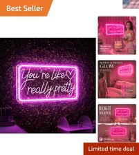 You're Like Really Pretty Neon Signs for Wall Decor, LED Neon Sign Aesth...