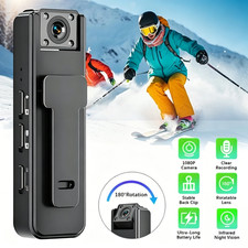 Mini Police Body Camera HD 1080P Video Audio Recorder Pocket Night View Cam US