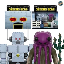 BEASTIE BOYS INTERGALACTIC Super7 ReAction 3.75" Action Figure 2-Pack NEW