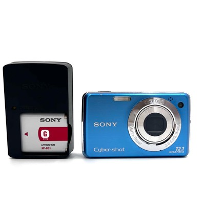 2164 SONY Cyber Shot デジカメ DSC-W220 ブルー Sony Digital Camera Cyber-Shot W220 Dsc-W220 | eBay