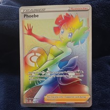 Phoebe 175/163 Battle Styles Rainbow Secret Rare Full Art Holo Pokemon TCG - NM on eBay