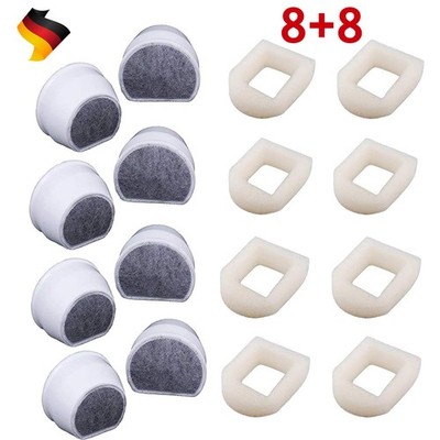8+8 filter Aktivkohlefilter für PetSafe Drinkwell Avalon Pagodenbrunnen
