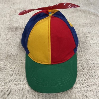 Multi-Colored Adjustable Propeller Baseball Cap Hat