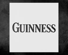 Guinness Stencil | Large Stencil Template Reusable  Wall Decor, Furniture Painti