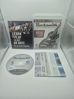 Rocksmith 2014 Edition Sony PlayStation 3 Game (PS3, 2014) CIB Game Only