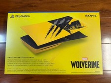 PS5 Console Covers Slim Marvel  s Wolverine Battle Yellow Limitd Edition