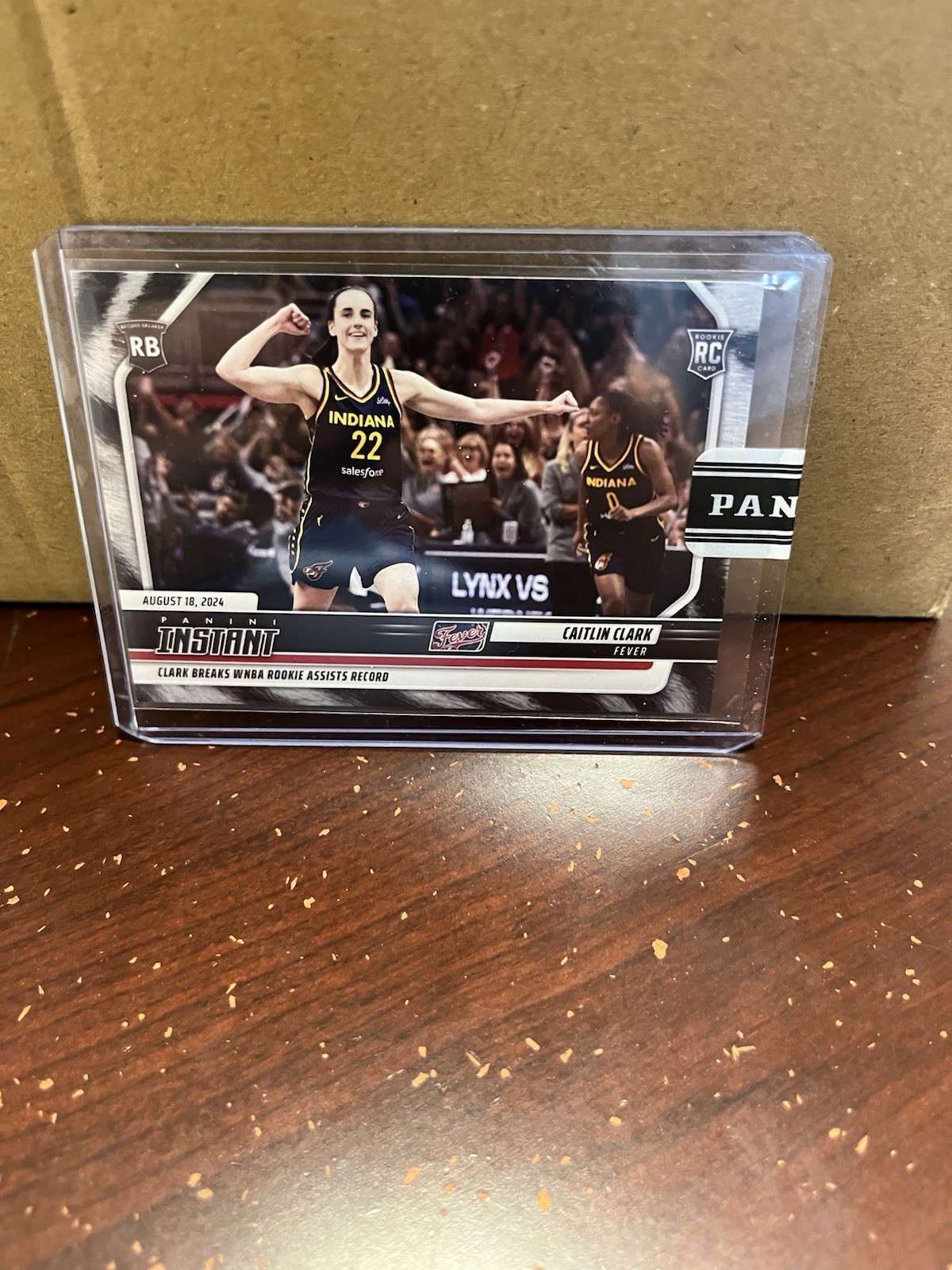 Caitlin Clark 2024 Panini Instant WNBA #171 White Tiger 1/5 Indiana Fever Rookie