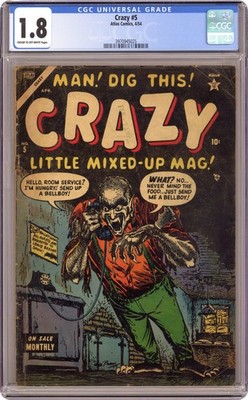 Crazy #5 CGC 1.8 1954 3970945025