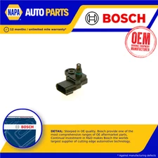 MAP Sensor fits FORD KA 1.3 96 to 02 Manifold Pressure Bosch XS6F9F479AA Quality