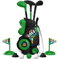 Toddler Golf Set for Ages 2 3 4 Boys Girls, Upgraded Kids Golf Cart with Shou...