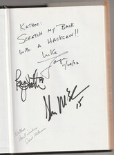 BEST IN THE GAME~1993~HB~HOCKEY PITTSBURGH PENGUINS~SIGNED MIKE LANG~TROTTIER~VG