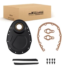 Timing Cover Gasket Bolt Kit for Chevrolet SBC 283-400 V8 1958-1986 Black