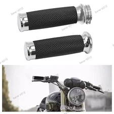 1" Motorcycle Handle Bar Hand Grips For Harley Road King Softail Yamaha Kawasaki