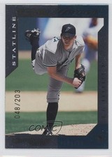 2003 Donruss Team Heroes Stat Line 48/203 AJ Burnett #206 0a1
