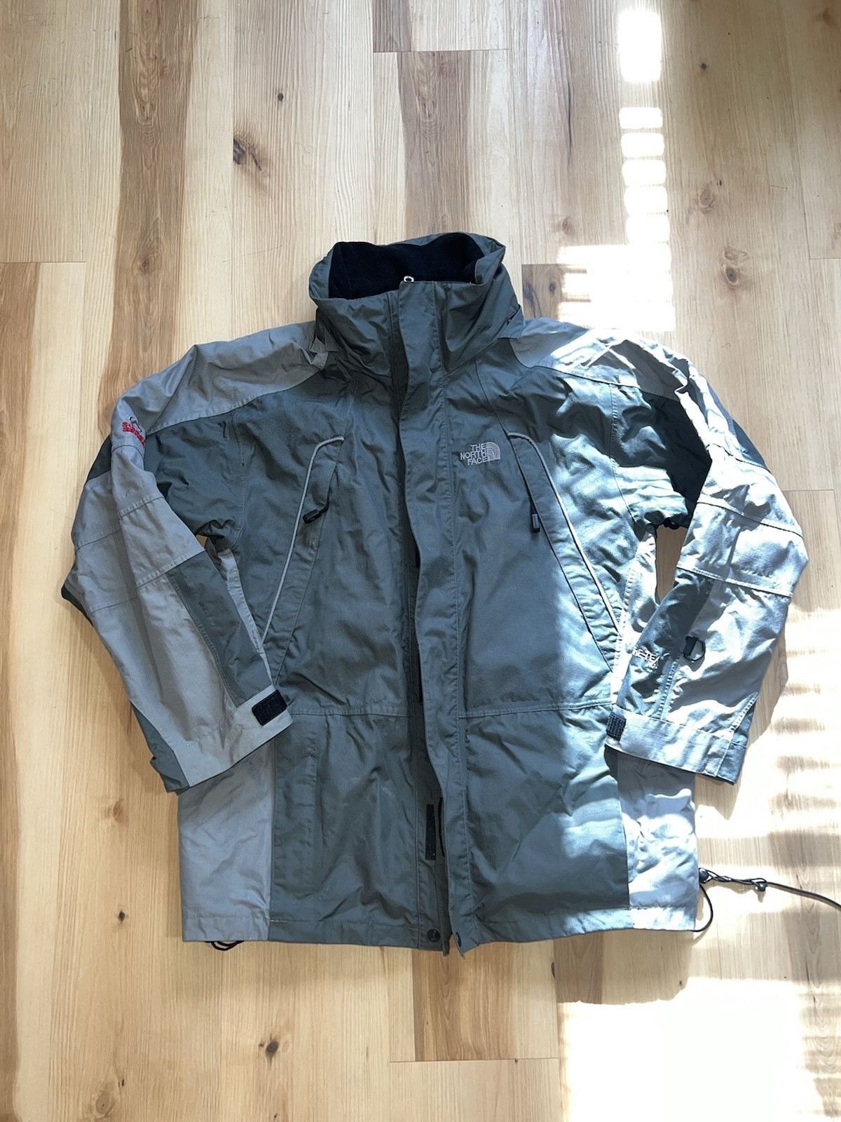 Vintage 90s The North Face Summit Series Gore-Tex XCR Jacket Men's Large Gray Black