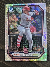 JJ Wetherholt 2026 Bowman Mega Box Chrome Prospect Mojo Refractor #BCP-115