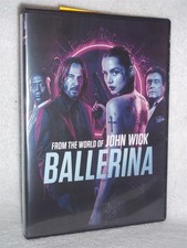 Ballerina DVD, 2025 Ana De Armas Keanu Reeves john wick action thriller FP