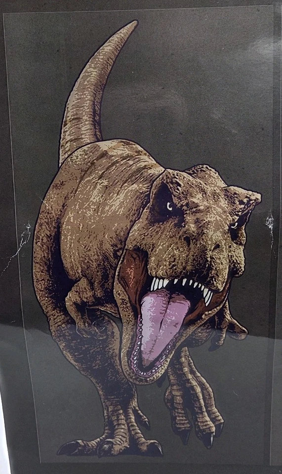 Telón de fondo de escena de plástico JURASSIC WORLD Into The Wild 2 piezas fiesta de cumpleaños Foto 3 de 4