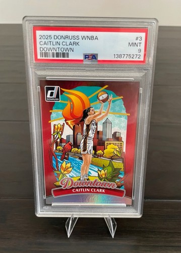 Caitlin Clark #3 2025 Panini Donruss WNBA Downtown card