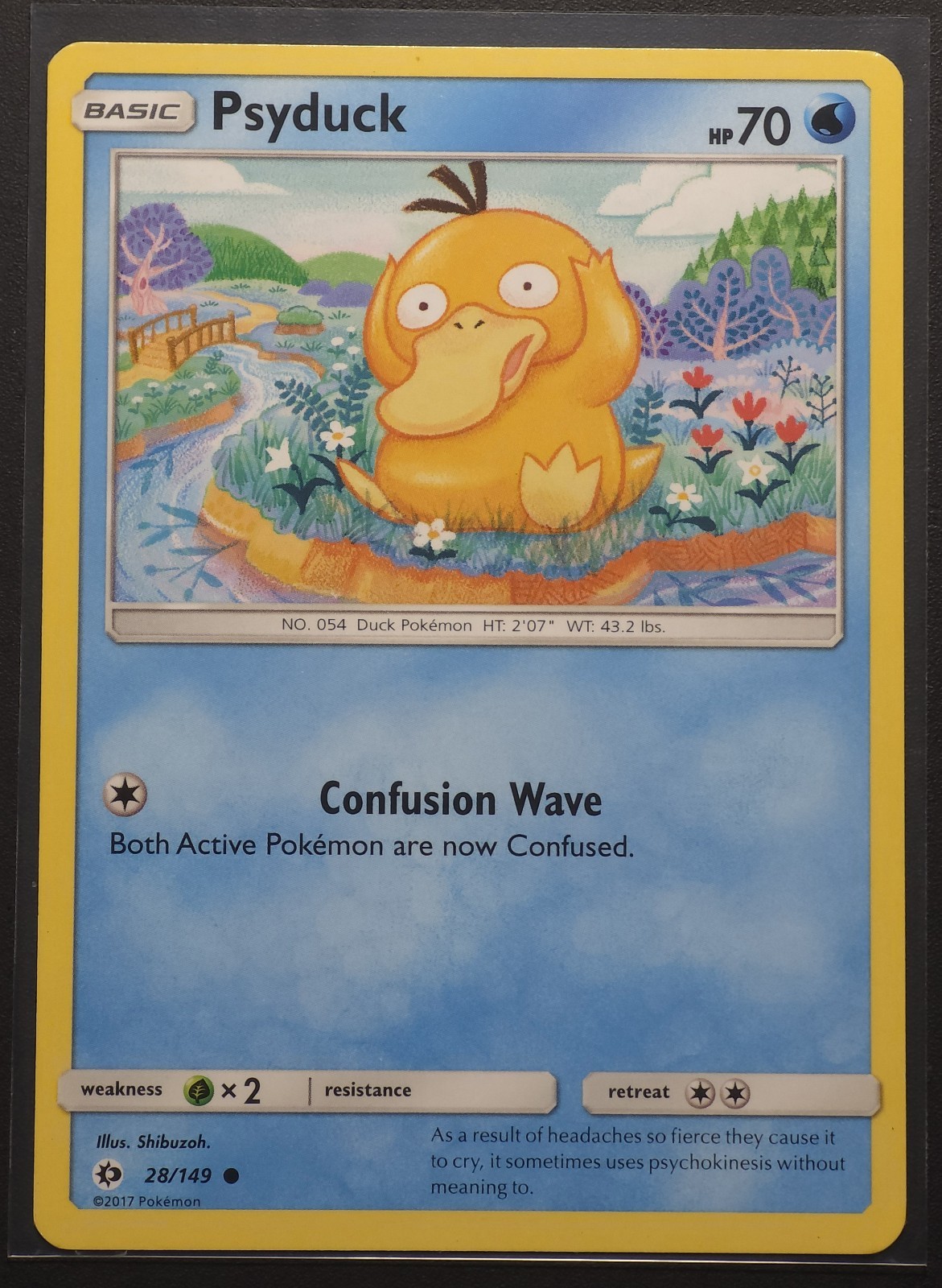 Psyduck 28/149 Sun and Moon Common Card