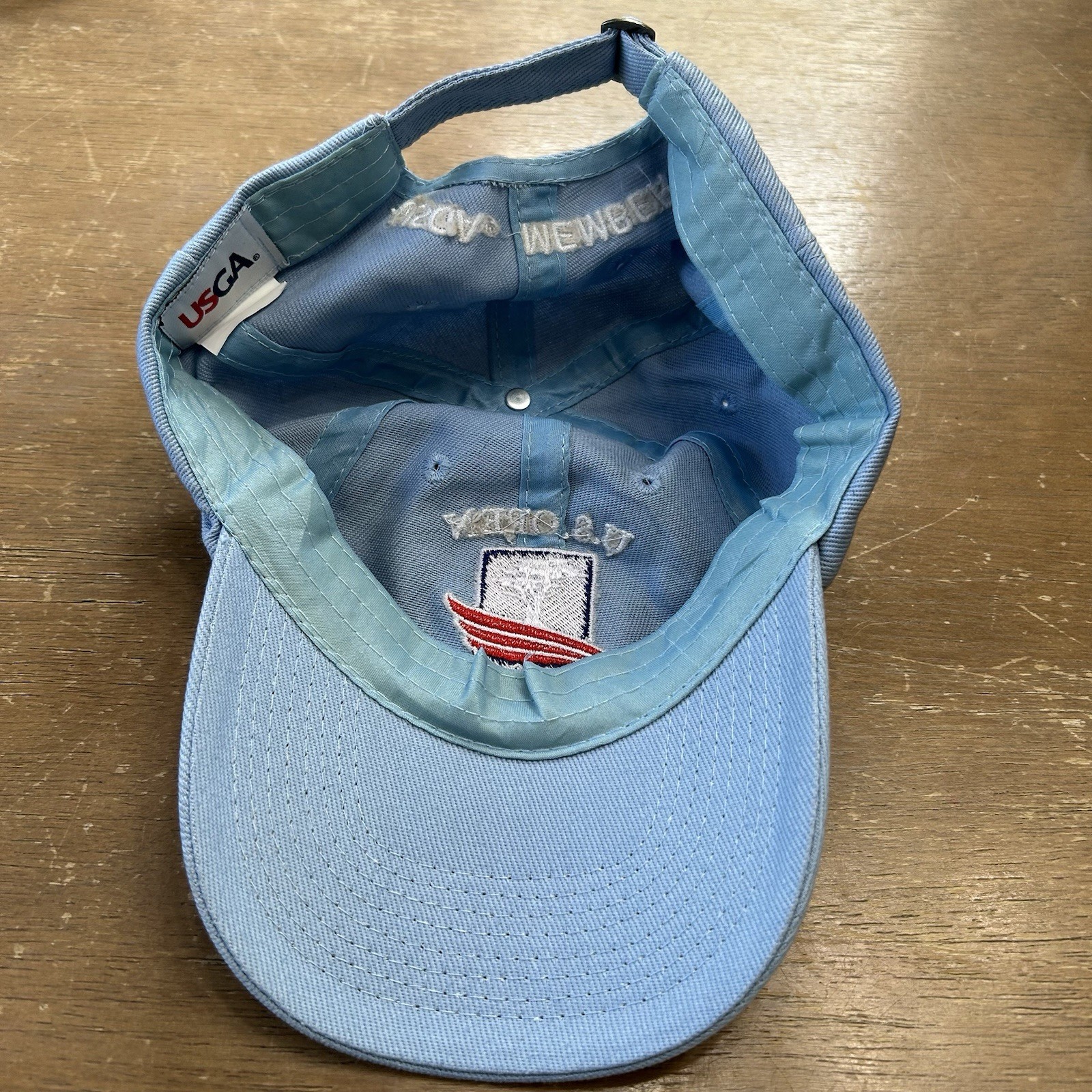 2019 US Open Golf Hat Pebble Beach Blue Adjustable USGA Member Cap Golf EUC