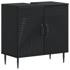 Bathroom Sink Cabinet HAARLEM Engineered Wood Modern Storage Compact  vidaXL