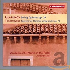 Glazunov: String Quintet, Op. 39; Tchaikovsky: Souvenir De - CD -  VG 