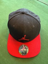 Jordan JumpMan Snap Cap Black And Red. Awesome Condition
