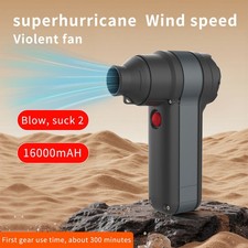Cordless Air Duster 16000mAh Li-ion Battery 850g Strong Wind Force Type-C Rechar