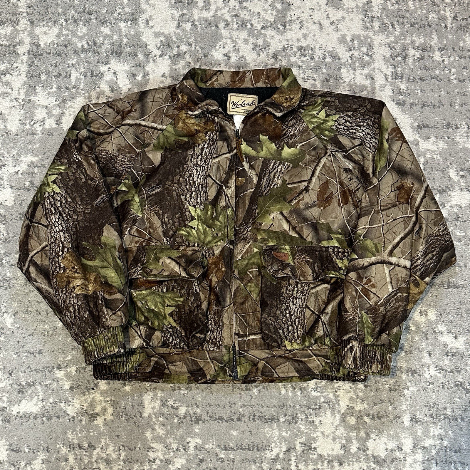 Vtg Woolrich Camo Jacket Mens XL RealTree Hardwoods Hunting