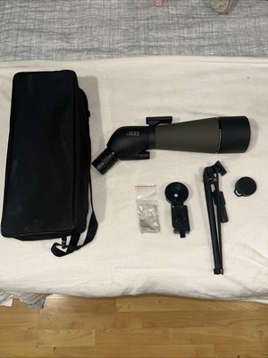 HAWKE Nature Trek Green Angled Spotting Scope - Compact, Durable, HD Optics