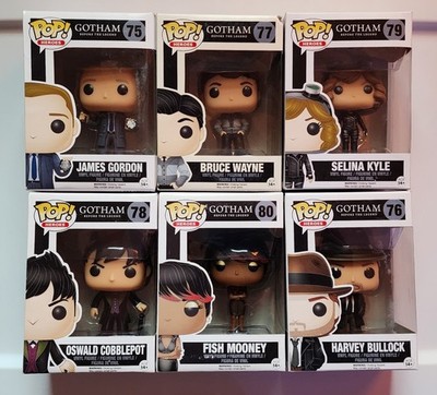 Brand NewGotham Series Funko Pop! Bundle - Gordon, Bruce, Selina, Oswald & More 
