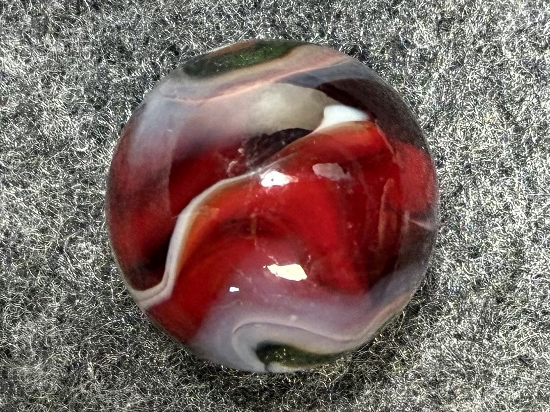 JABO (JERK)Joker 1 Marble Collector Marble: VHTF Cranberry .735