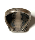 Estate Vintage Southwestern Sterling Silver Onyx Ring Size 9 3/4 - 8.9 Grams — photo 8
