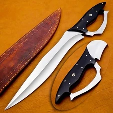 Custom Handmade Carbon Steel Blade Survival Machete Knife| Hunting Knife Camping