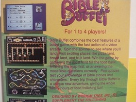 Bible Buffet Nintendo NES Game Box and Booklet Only No Game