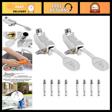 Foot Pedal Valve for Faucet - 2 Pack Touchless Floor Mounted Water Control, Basi
