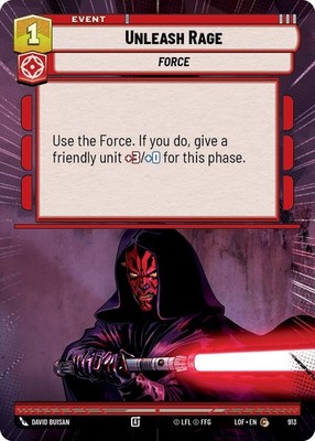 Unleash Rage (Hyperspace Foil) [LOF - 913]
