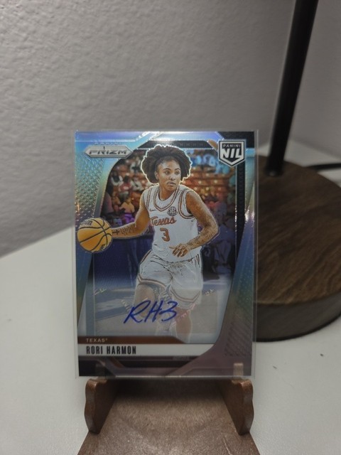 Rori Harmon Silver Prizm Auto 2025 Panini NIL Texas Longhorns #9 Autograph