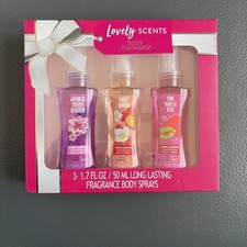 New Body Fantasies Lovely Scents Gift Set Fragrance Body Sprays 3 Pack Set