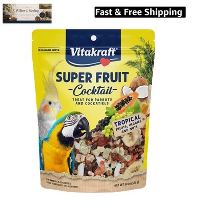 Fresh Super Fruit Cocktail - Tropical Parrot Fruit Blend - Parrot and Cockati...