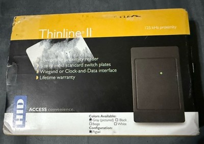 HID 5395CG100 ThinLine II Proximity Reader with Wiegand Output NEW