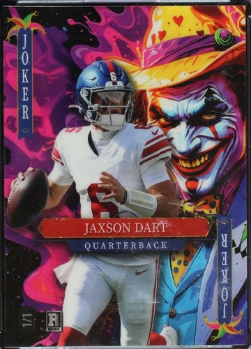 2025 Wild Card Jokers Wild Multi-Sport Jaxson Dart Rookie Joker 1