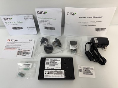 DIGI 50000836-70  70001807 70001834 PORTSERVER TS4 MEI WITH AC ADAPTER NEW