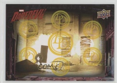 2018 Marvel Daredevil Seasons 1 & 2 Yellow Foil 15/99 Warehouse Explosion 2k3