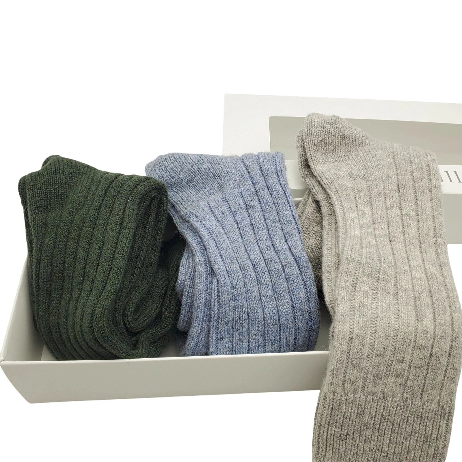Cashmere Socks 3 Pack Gift Set Women 9-11 Garnet Hill Crew Luxury New Cozy Soft